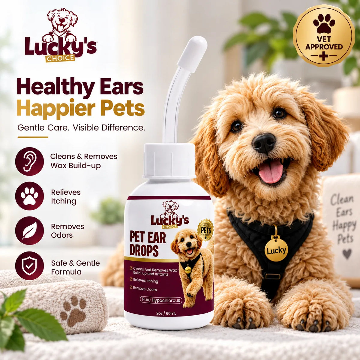 Lucky's Choice Pet Ear Drops