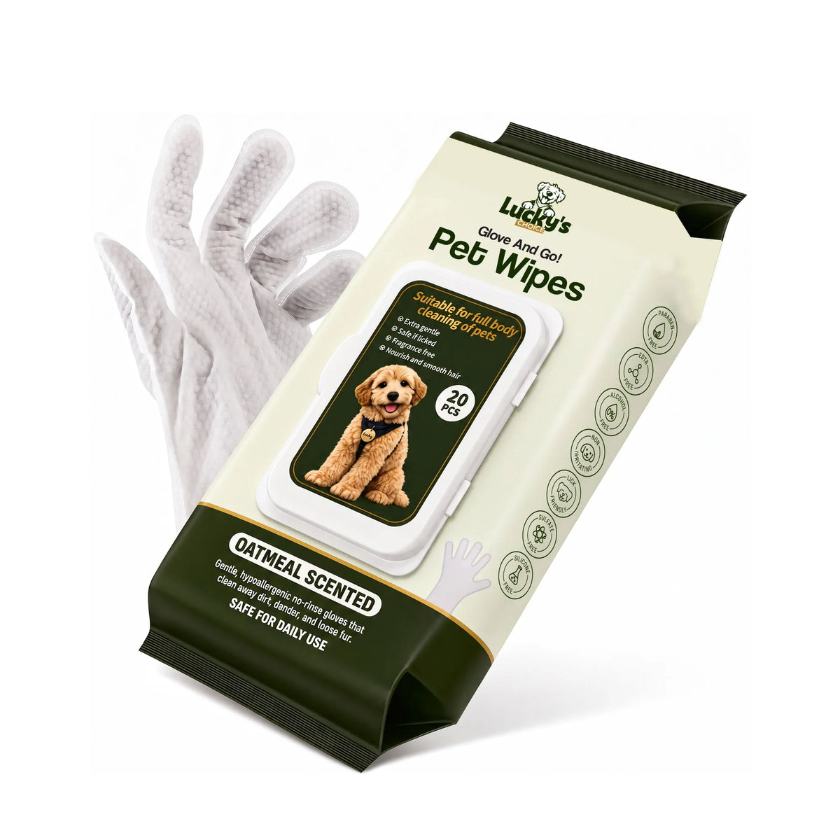 Pet Wipes Gloves