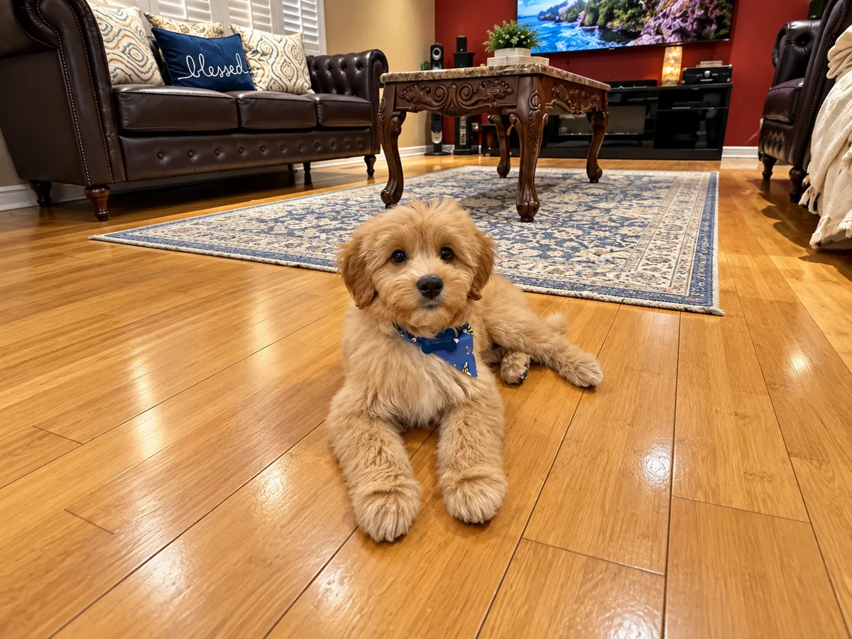 Lucky, the dog behind Lucky's Foundation