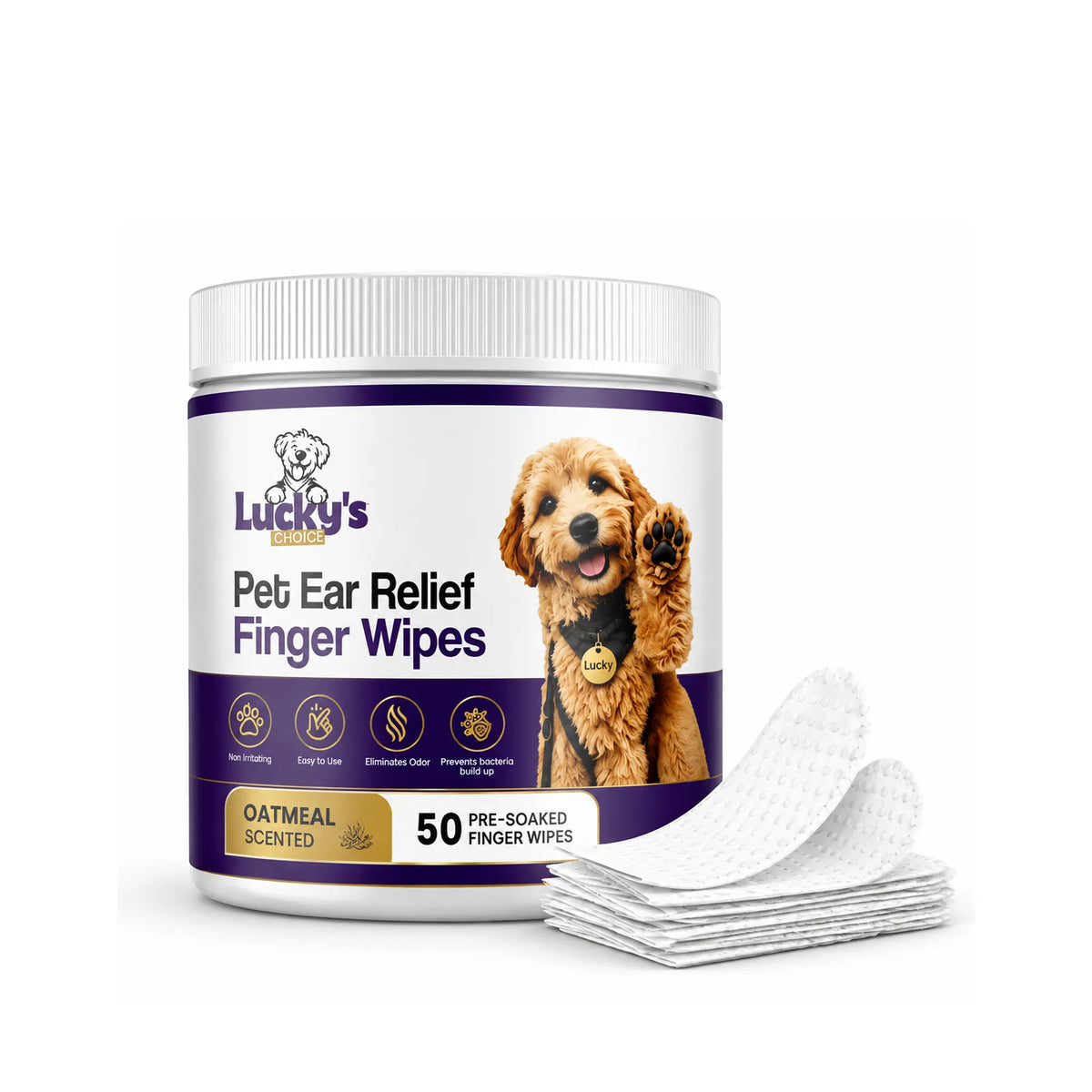 Ear Relief Finger wipes