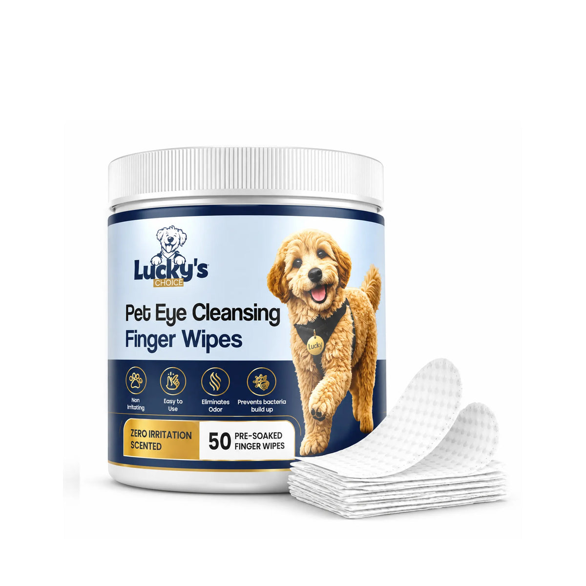 Pet Eye Cleansing Finger Wipes